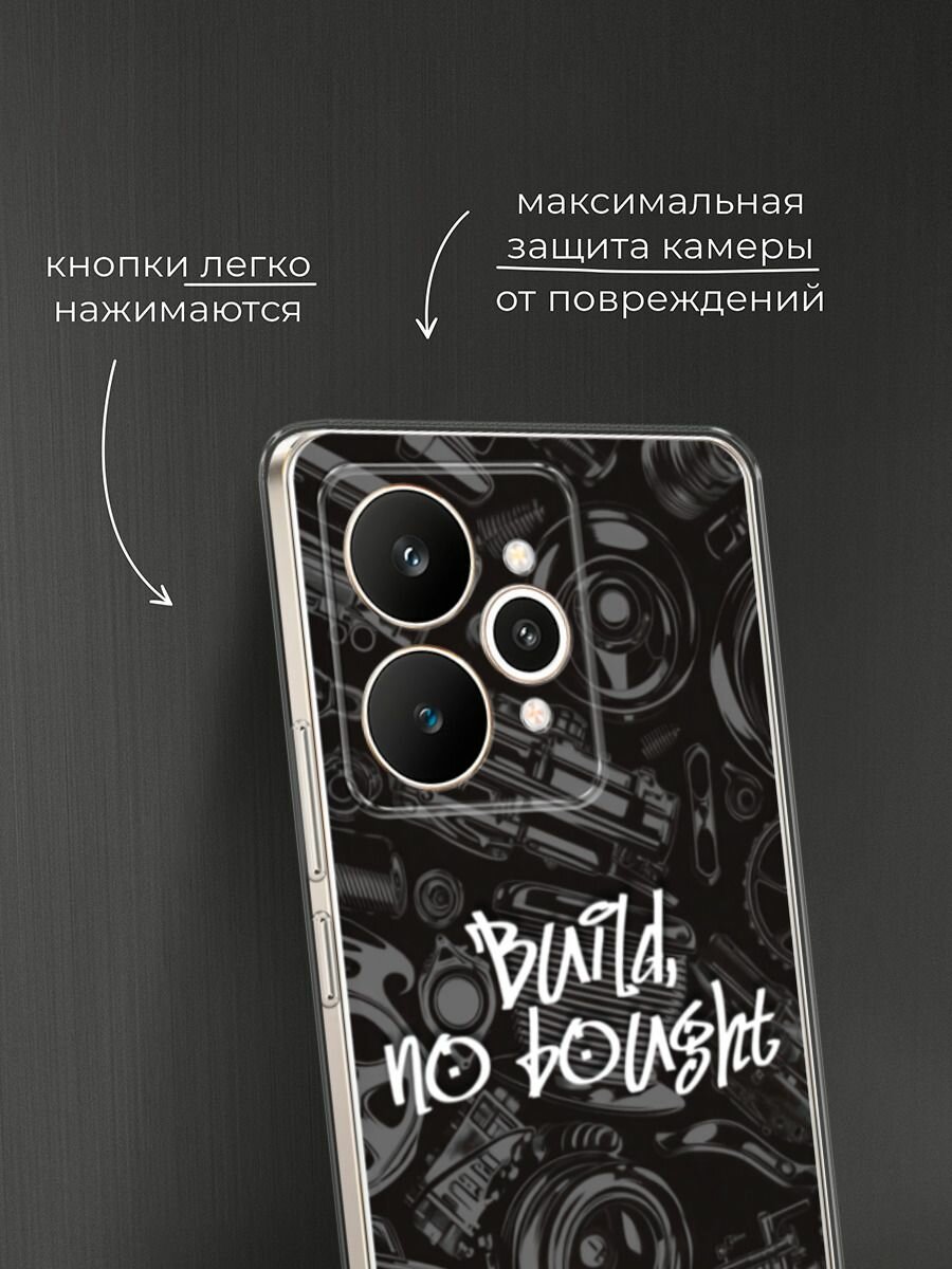 Силиконовый чехол на Realme 15 / Реалми 15 с принтом "Build no bought" — фото 1