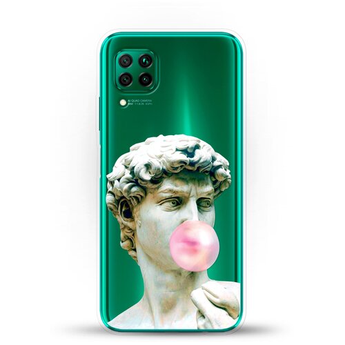 фото Силиконовый чехол давид на huawei p40 lite andy & paul
