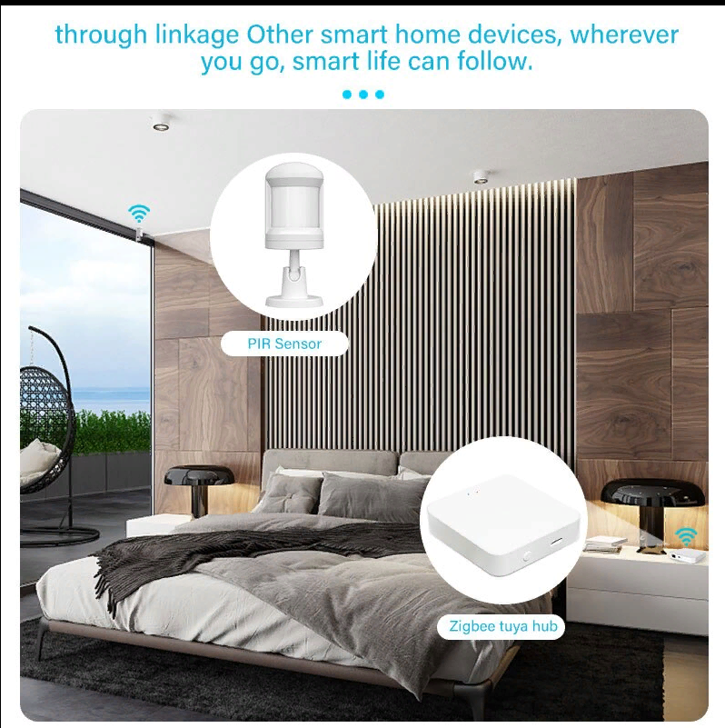Беспроводной датчик движения Tuya Zigbee Ya-ZB4, Умный Дом — фото 1
