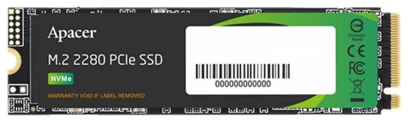 Жесткий диск SSD Apacer 2000Gb M.2 2280 PCI Express