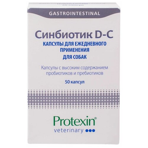 Кормовая добавка Protexin Synbiotic D-C , 50 шт. в уп. кормовая добавка protexin цистофан 30 капсул