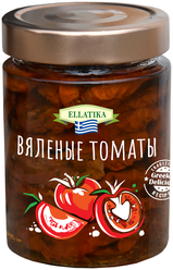 Вяленые томаты в подсолнечном масле, ELLATIKA, стеклянная банка 320 гр