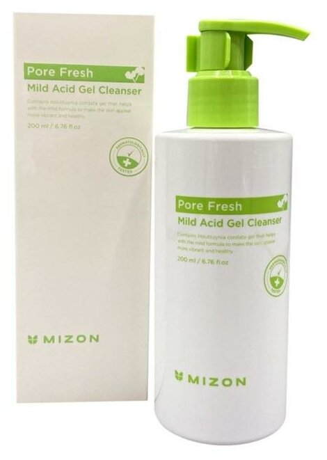Очищающий гель для лица MIZON Pore Fresh Mild Acid, 200 мл