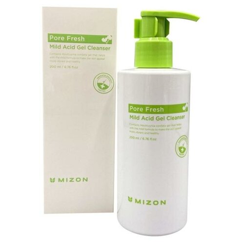 Очищающий гель для лица MIZON Pore Fresh Mild Acid, 200 мл очищающий гель для лица mizon pore fresh mild acid 200 мл