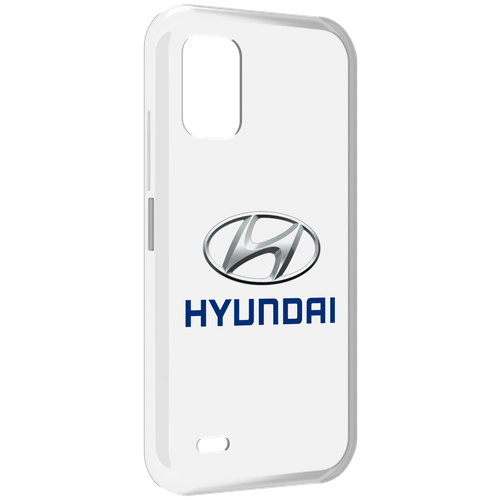 Чехол MyPads hyundai-4 мужской для UMIDIGI Bison GT2 / GT2 Pro задняя-панель-накладка-бампер