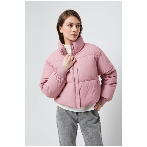 Короткая светоотражающая куртка Sela 1802021112 Розовый 46 фото
