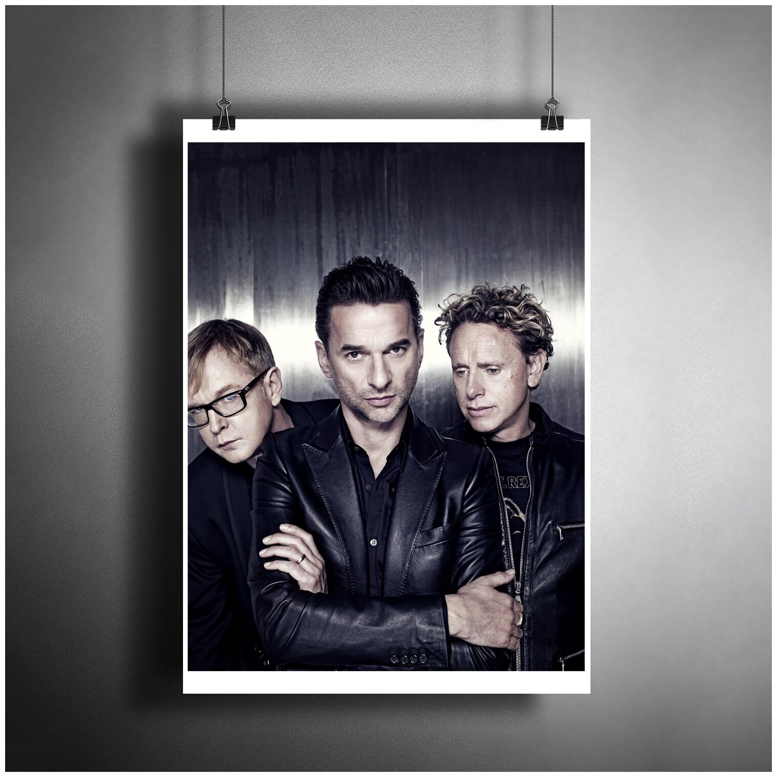 Постер плакат для интерьера "Музыка: Британская электроник-рок-группа Депеш Мод. Группа Depeche Mode"/ Декор дома, офиса, комнаты A3 (297 x 420 мм)