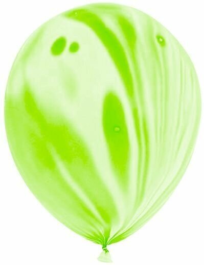 Шар Мрамор (12'/30 см) Зеленый, агат, 5 шт.