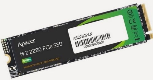 Изображение товара SSD диск Apacer M.2 AS2280P4 2048 Гб PCIe Gen3x4 3D NAND AP2TBAS2280P4X-1