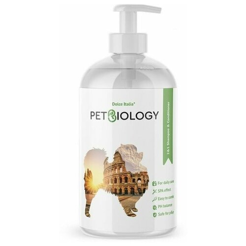 PetBiology Шампунь и кондиционер для собак , Италия, 300 мл, УТ-044491 (1 шт)