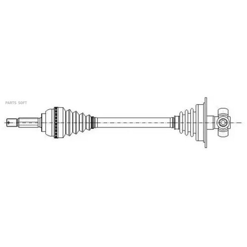 METELLI 170792 Полуось