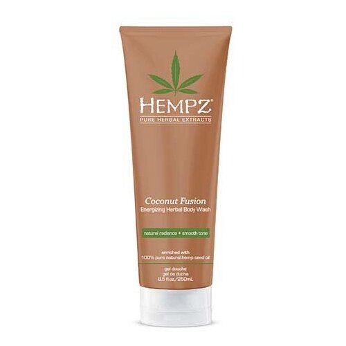 Гель для душа Бодрящий Кокос / Coconut Fusion Energizing Herbal Body Wash hempz coconut fusion energizing herbal body wash гель для душа бодрящий кокос 250 мл