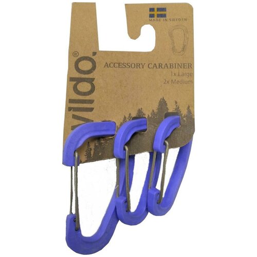 фото Набор карабинов wildo accessory carabiner set of three для аксессуаров wildo blueberry