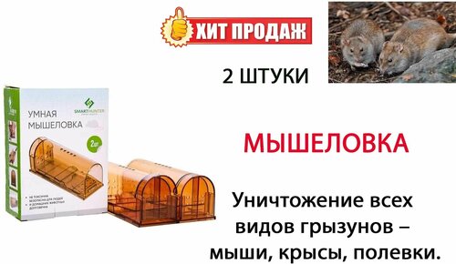 Мышеловка SMART HUNTER 2 штуки в упаковке