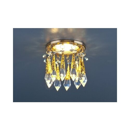 2021 золото/прозрачный/голубой ( FGD/Clear/BL) colosseo Встраиваемый потолочный светильник