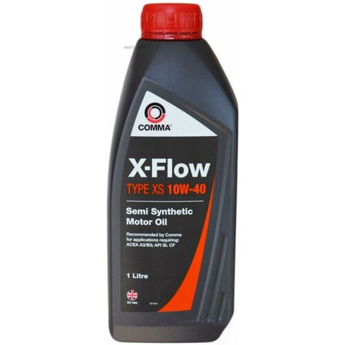 COMMA XFS1L Масло моторное 10W40 COMMA 1л полусинтетика XFLOW TYPE S