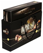 Набор шоколадных конфет IMPRESSO PREMIUM, черный, 424 гр.