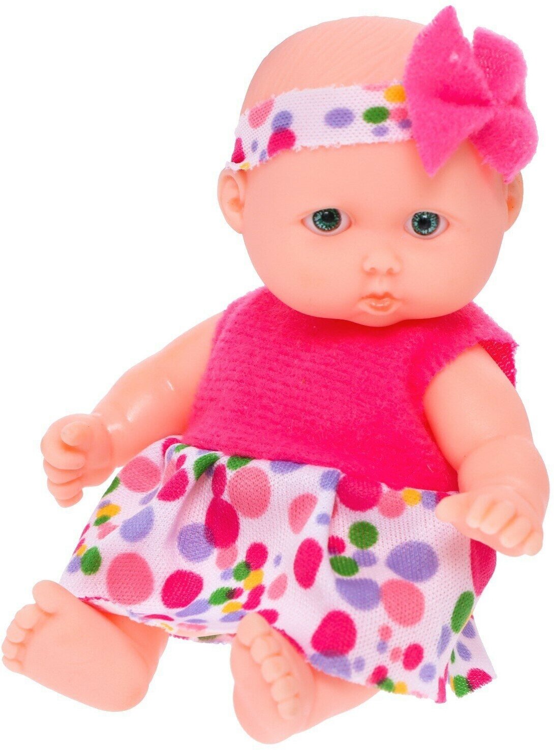 Пупс "Малыш" в платье, кукла для девочек, цвет микс