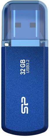 USB Flash накопитель 32Gb Silicon Power Helios 202 Blue (SP032GBUF3202V1B)