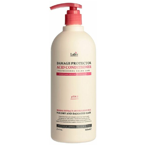 La'dor Кондиционер с аргановым маслом для волос Lador Damage Protector Acid Conditioner 900 мл кондиционеры бальзамы и маски lador защитный кондиционер для поврежденных волос damage protector acid conditioner