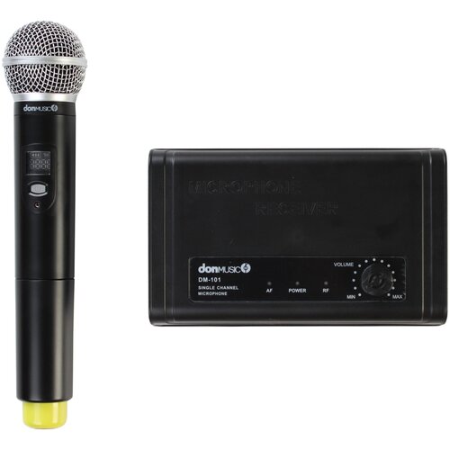 Don Music DM-101HH-10 Беспроводная радиосистема с одним ручным микрофоном Диапазон рабочих частот 550000₽