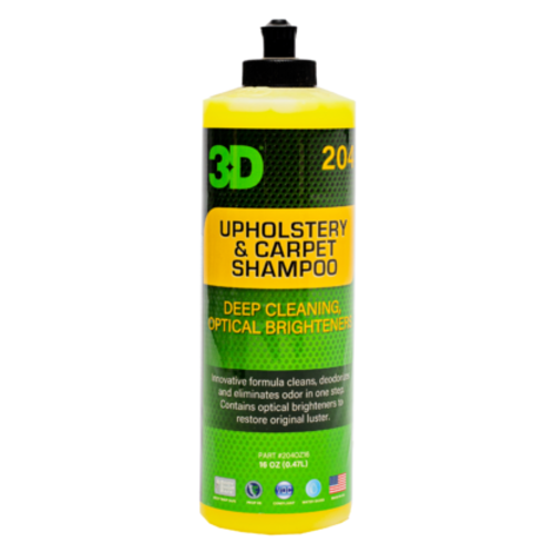 3D Шампунь для ковров, сидений, велюра и обивки Upholstery and Carpet Shampoo 0,48л