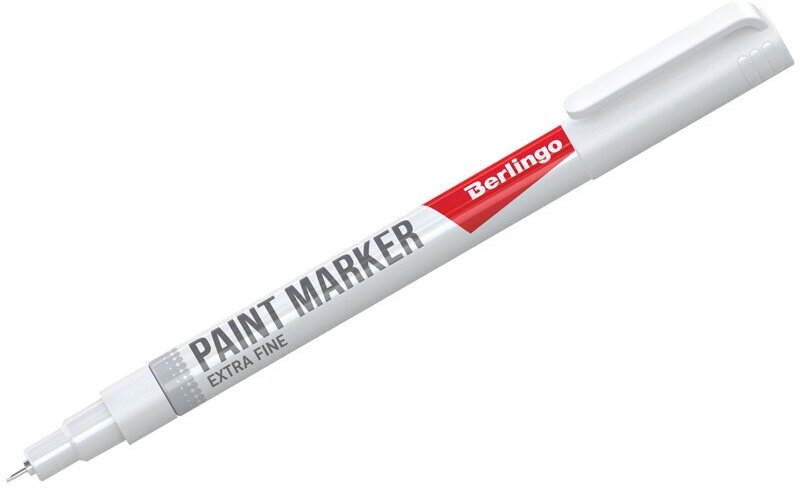Маркер-краска Berlingo "Uniline PA100" белая, 1мм, нитро-основа, 2 штуки