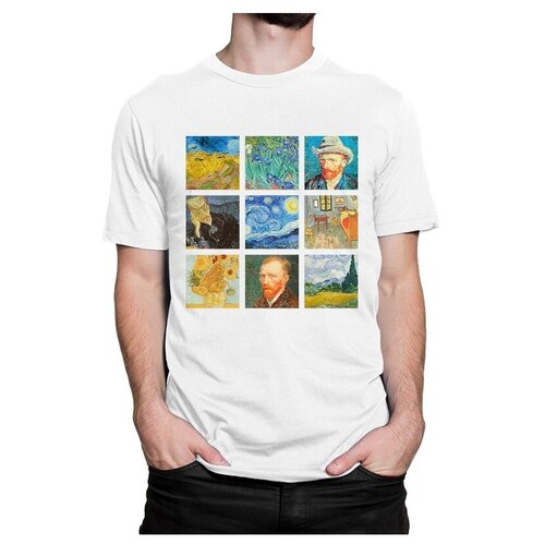 фото Футболка dream shirts ван гог размер 2xl, белый