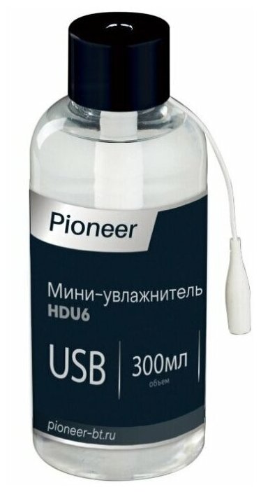 Настольный увлажнитель воздуха Pioneer HDU6 с USB адаптером, 300 мл, 2 Вт