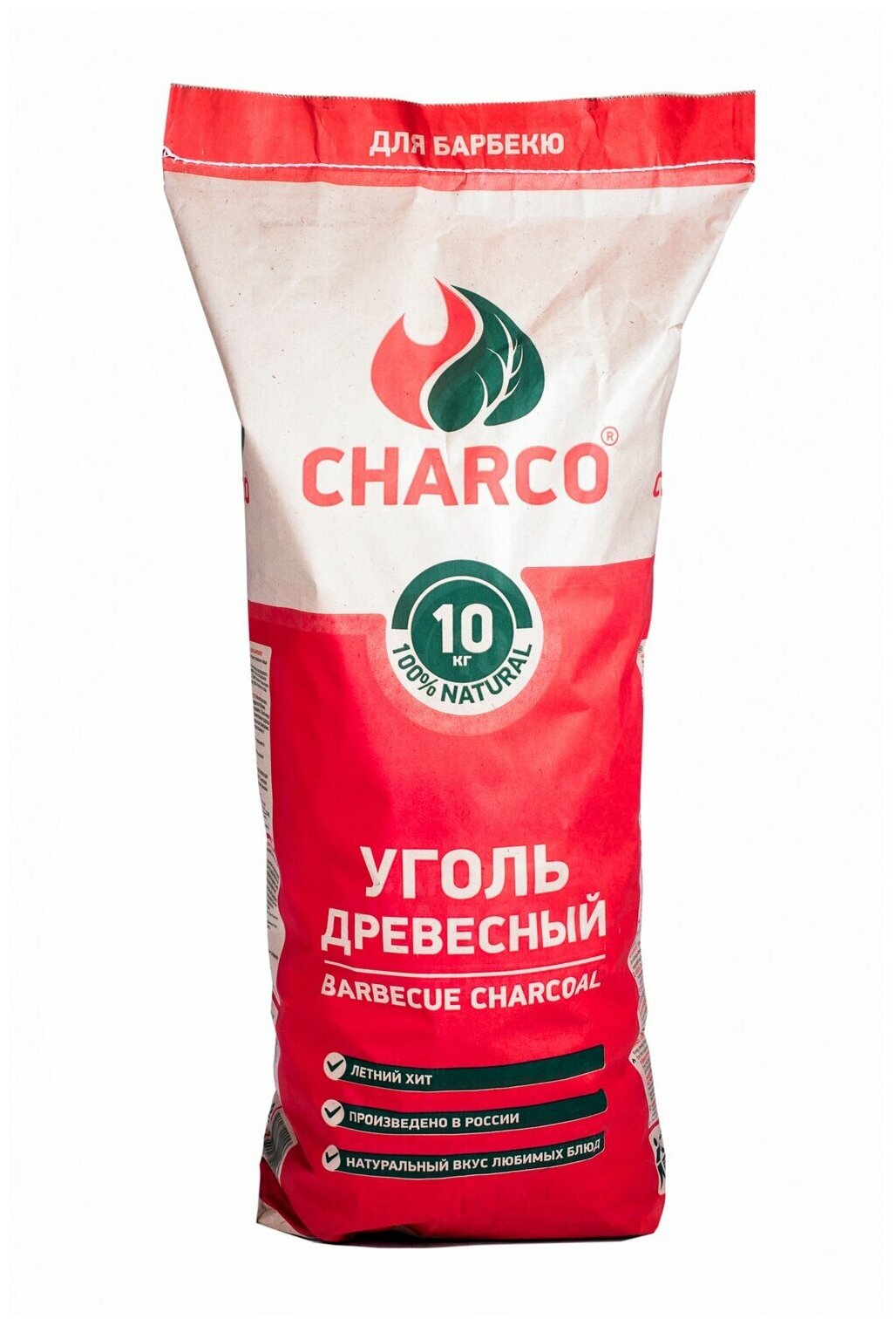 Уголь CHARCO древесный 10 кг - фотография № 1