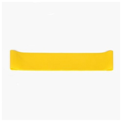 фото Спортивная резинка для фитнеса и йоги, bentfores (желтый, толщина 0.35 мм, нагрузка 2-4 кг, 33774)