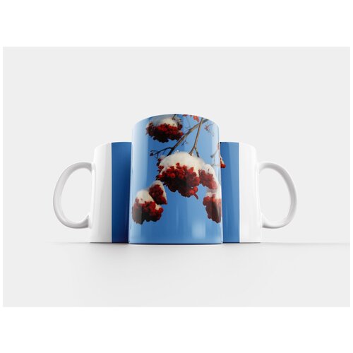 фото Кружка "рябина, снег, зима" 320 мл lotsprints