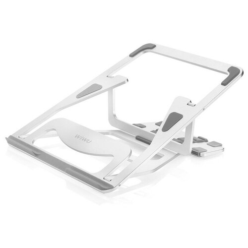 фото Подставка для ноутбука wiwu для apple macbook 11.6 / 15.4 lohas s100 laptop stand silver 6973218932477