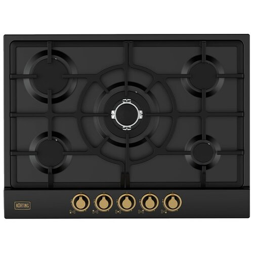 Газовая варочная панель Korting HG 761 CTGN черный матовый 4107000₽