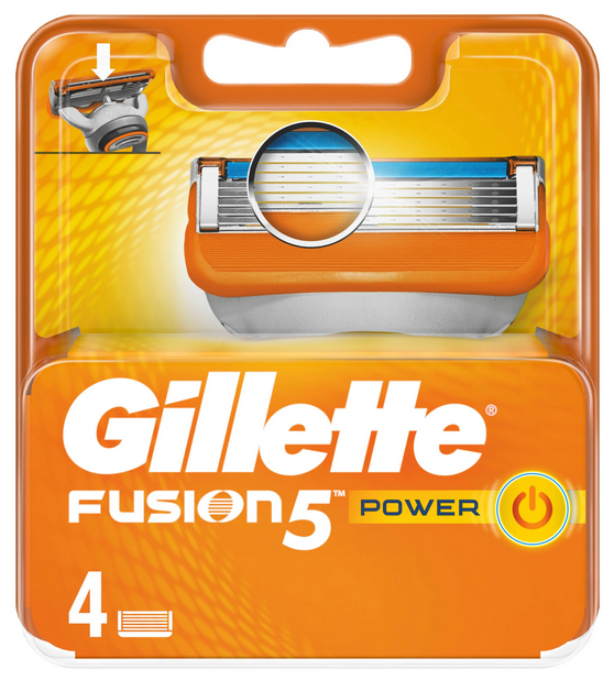 Сменные кассеты Gillette Fusion5 Power, 4 шт.