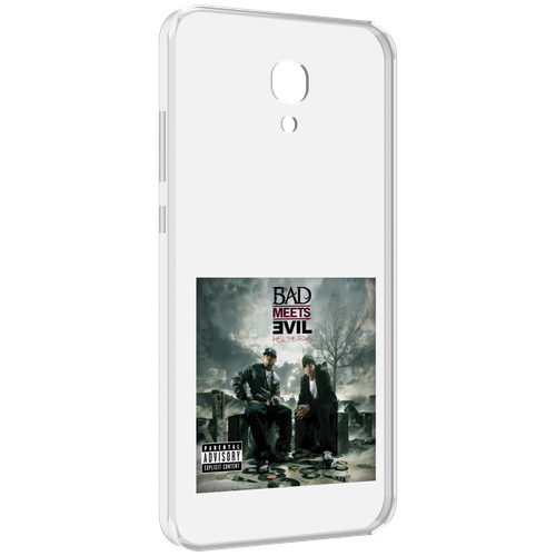 Чехол MyPads Eminem BAD MEETS EVIL – HELL THE SEQUEL для Meizu M6 (M711Q) задняя-панель-накладка-бампер