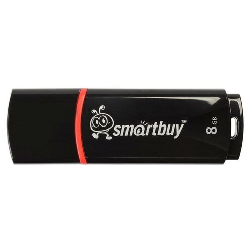 комплект 50 штук флеш память smartbuy crown 8gb usb 2 0 чер sb8gbcrw k Флэш-диск USB 8Gb SmartBuy Crown, черный