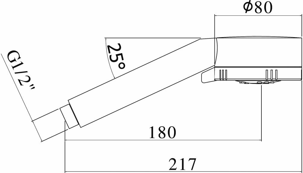 Ручной душ Paffoni Majorca ZDOC070BO белый матовый - фотография № 3