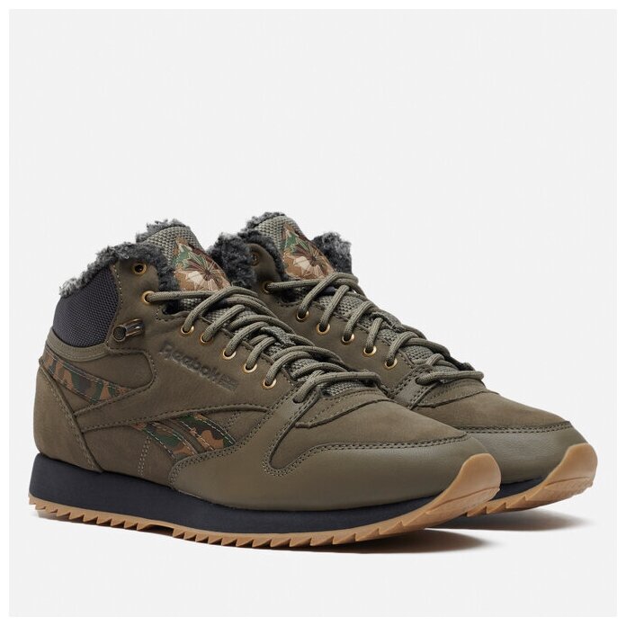 Reebok classic leather green — купить по низкой цене на Яндекс Маркете