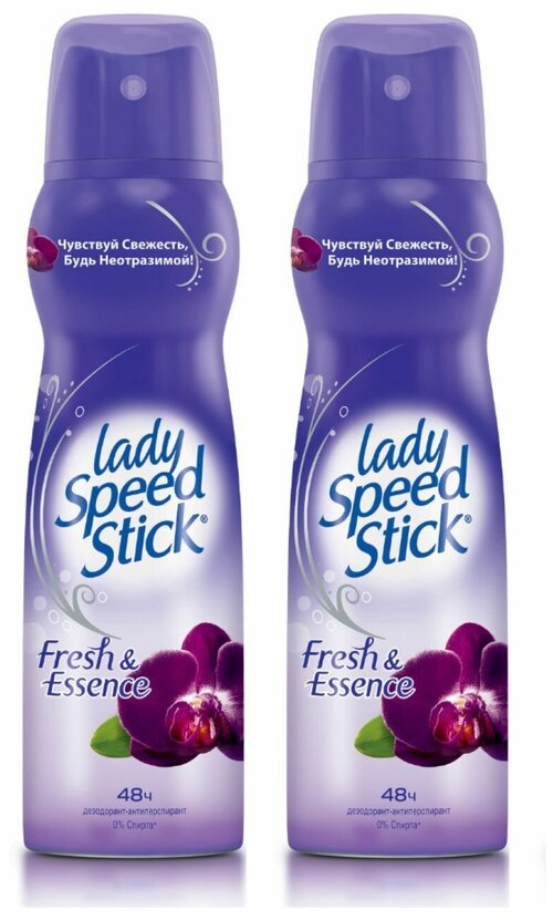 Lady Speed Stick Дезодорант - Антиперспирант Черная орхидея спрей 2х150 мл