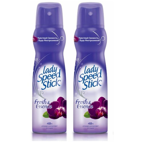 Lady Speed Stick Дезодорант - Антиперспирант Черная орхидея спрей 2х150 мл