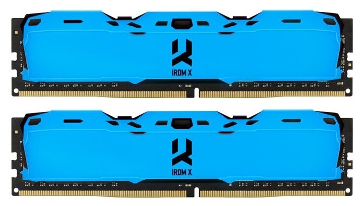 Оперативная память GoodRAM IRDM X 16 ГБ (8 ГБ x 2) DDR4 3200 МГц DIMM CL16 IR-XB3200D464L16SA/16GDC