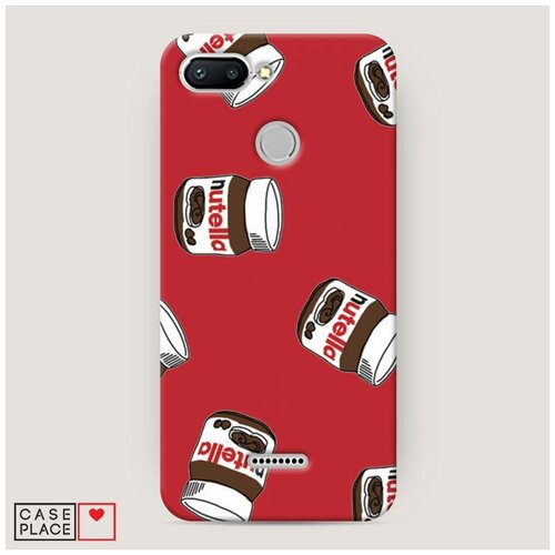 фото Чехол пластиковый xiaomi redmi 6 nutellaпад case place