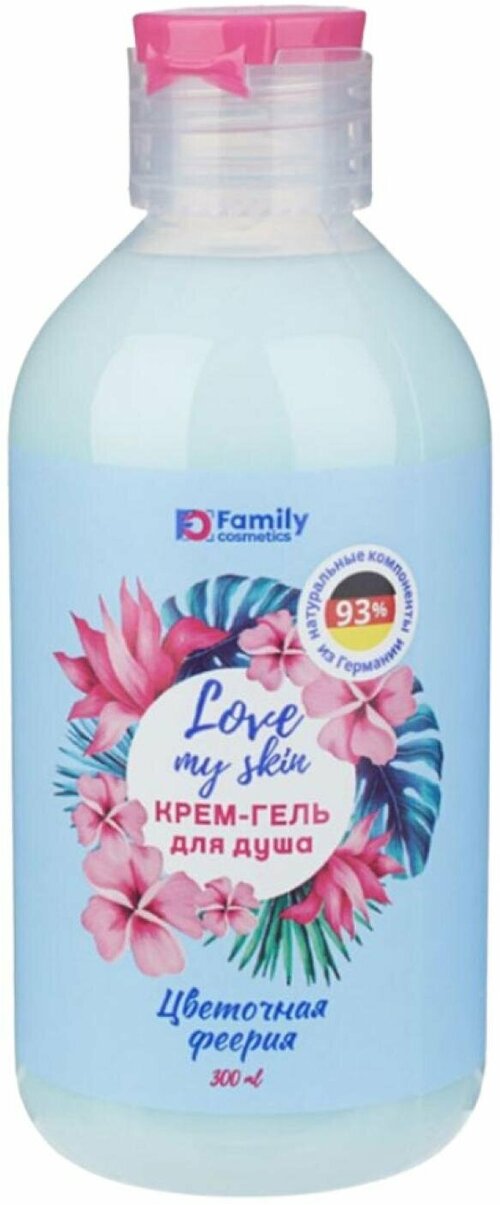 Family Cosmetics Гель для душа Цветочная феерия, 300 мл