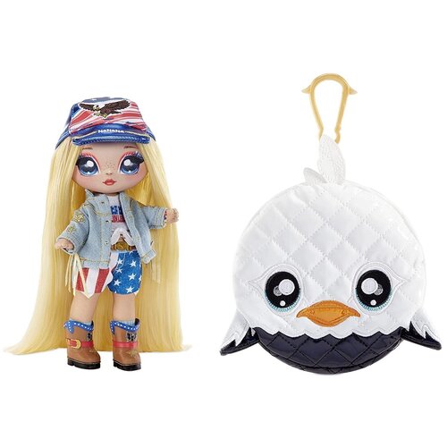 на на на сюрприз гламурные 2 серия мэллори дакингтон na na na surprise glam series 2 mallory duckington mallard duck doll На На На Сюрприз Гламурные, 2 серия - Эрика Фезертон (Na! Na! Na! Surprise Glam Series 2 Erika Featherton (Eagle) doll)