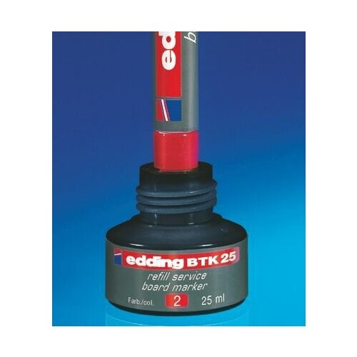Чернила для борд-маркеров Edding BTK25/002, 25мл, красные