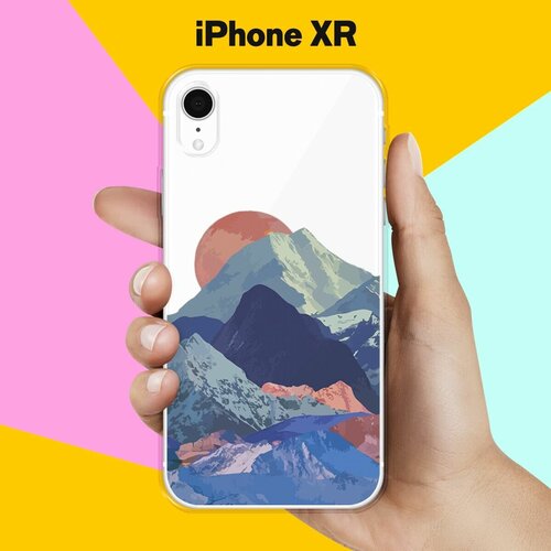 Силиконовый чехол Горы на Apple iPhone Xr матовый силиконовый чехол livefortoday black на apple iphone xr 10r айфон икс р