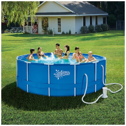 фото Каркасный бассейн для дачи 610х305х122см intex 26798
