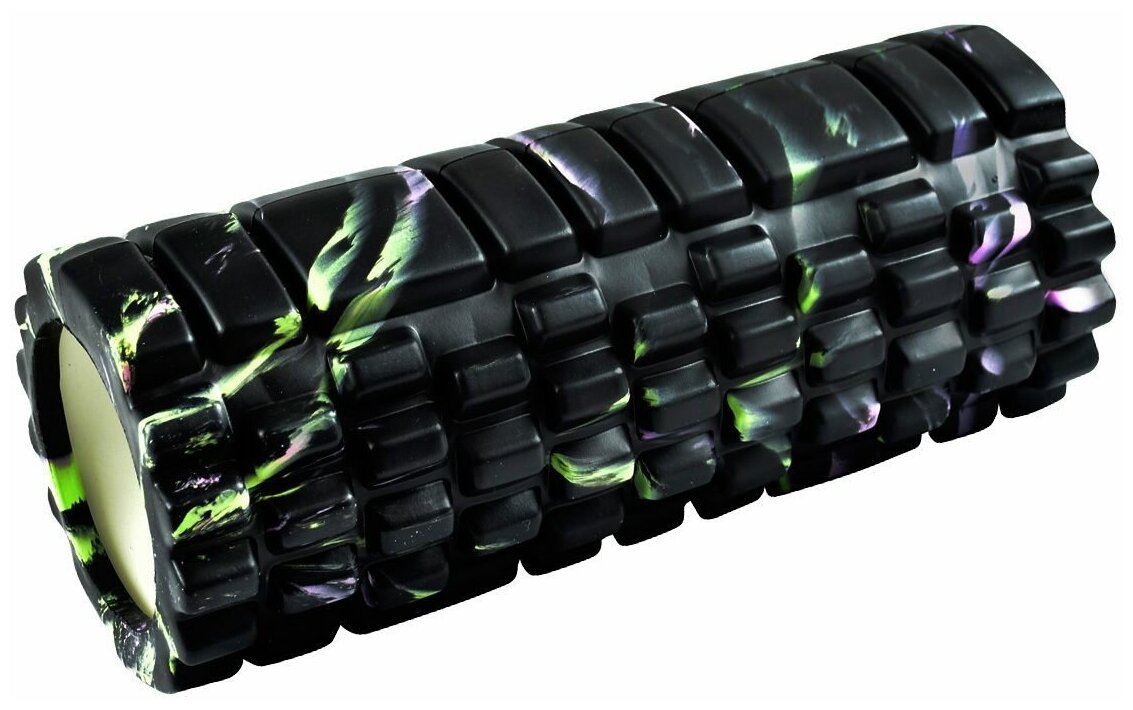 Валик для фитнеса Moderate 33 х 14 см multicolor черный МС-06