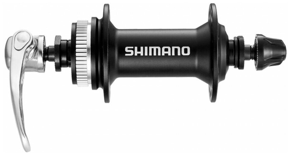 Втулка передняя Shimano Alivio, HB-M435, 36 отв, черн, C.Lock, QR 133мм.